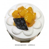 TDH貓茶町-日本低脂生乳芒果生日蛋糕(限門市取貨)